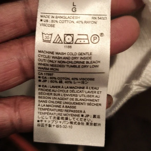 FINAL PRICE NWT Banana Republic White Short Sleeve Top Size Large - Picture 8 of 10